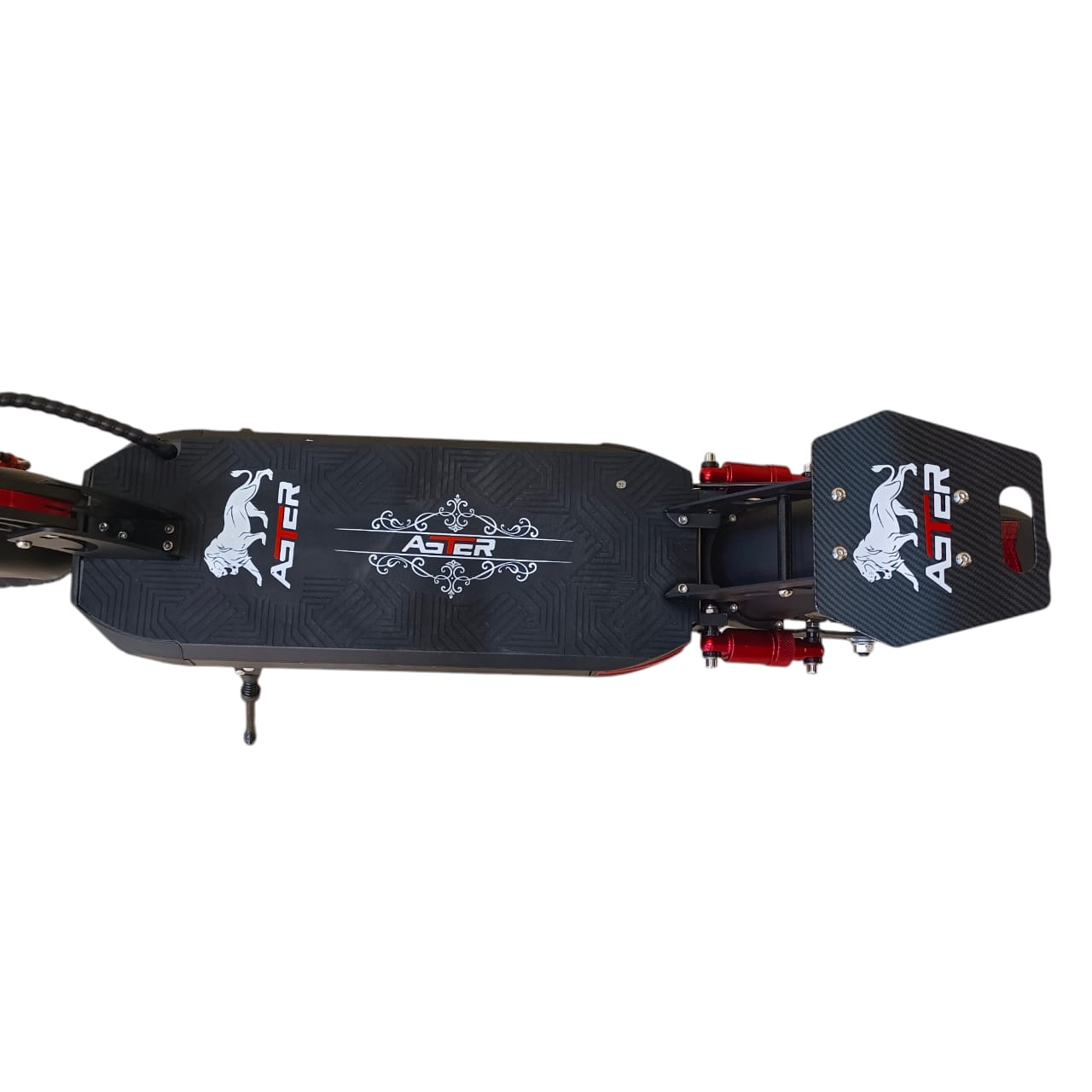 A1S footboard and rear deck top view
