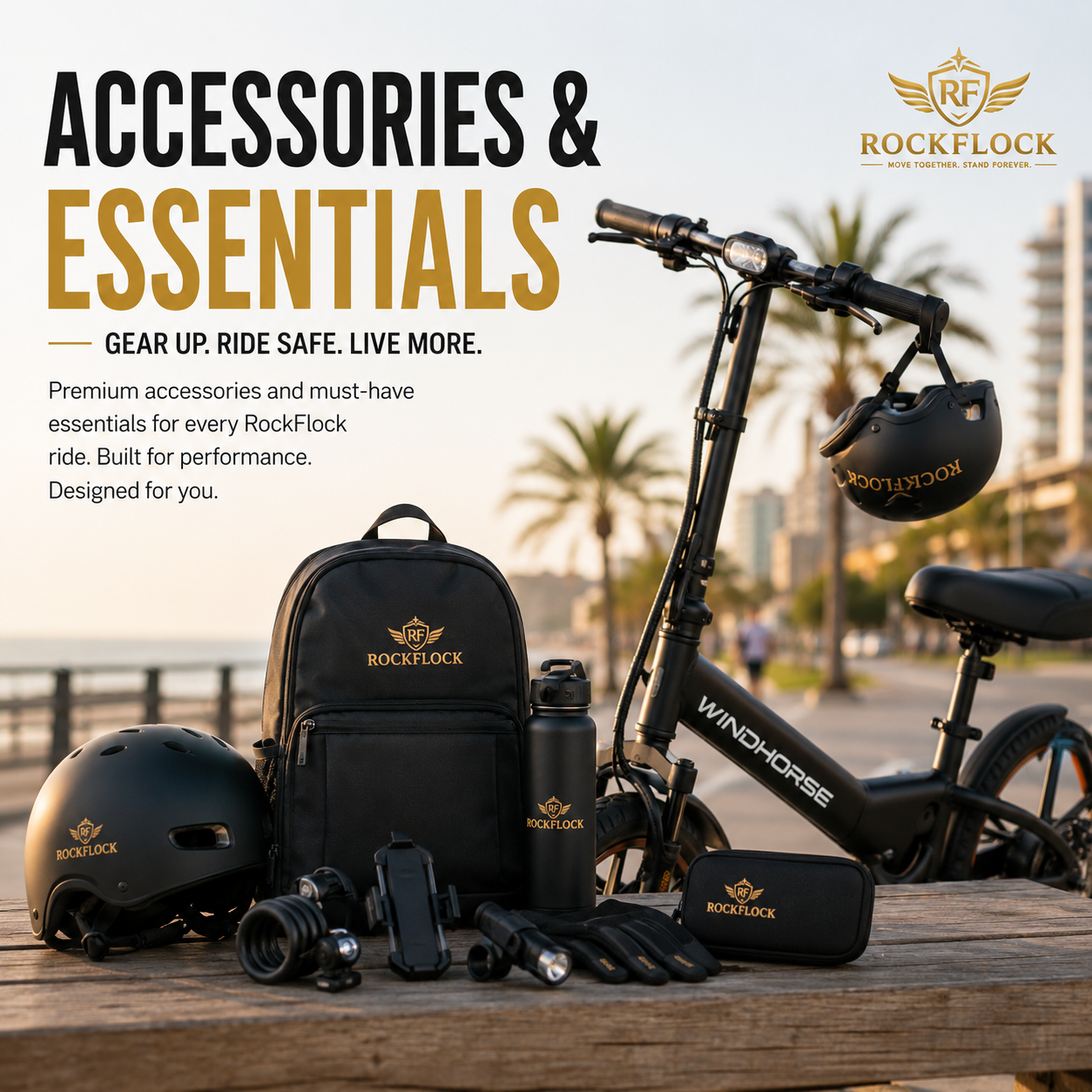 RockFlock Accessories & Essentials for E-Scooters and E-Bikes