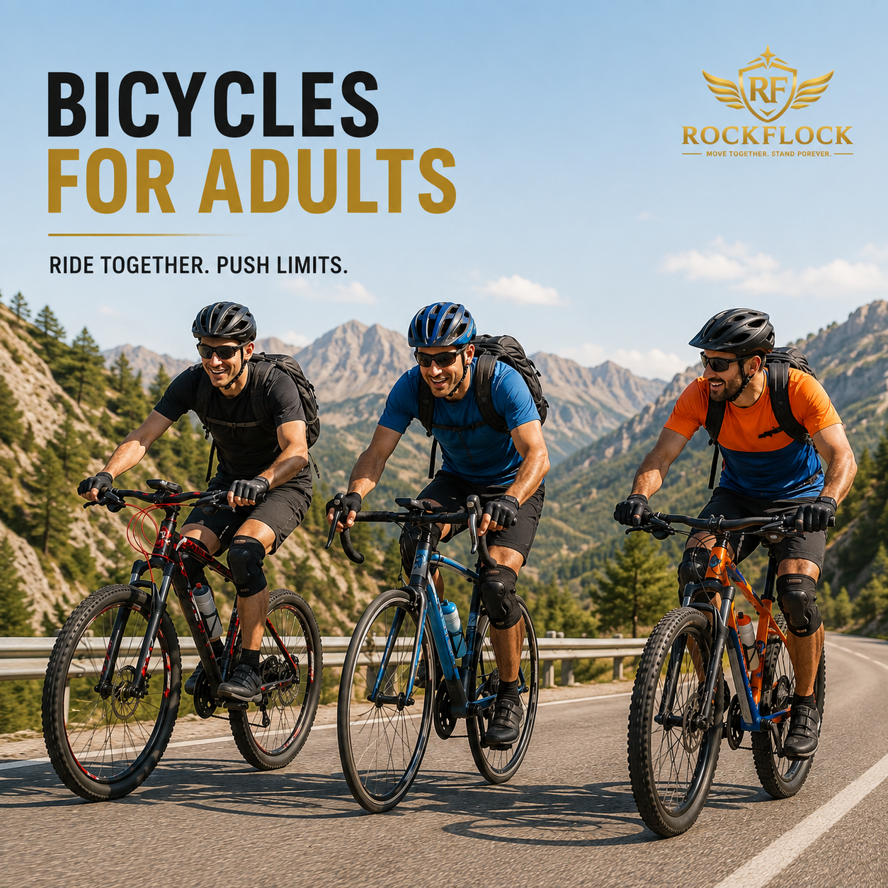 Pocket Friendly Premium Bicycles for Adults in UAE by RockFlock for Fitness and Daily Riding