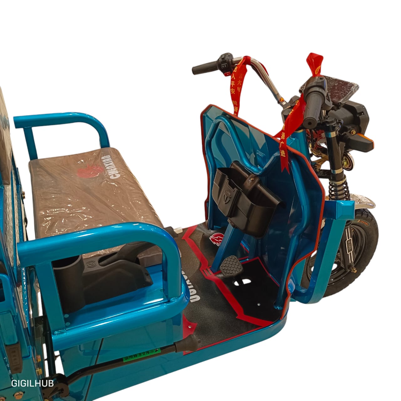 Tuk Tuk Cargo Bike Front seat-a