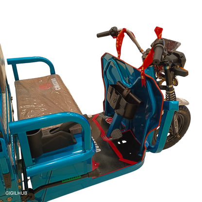 RockFlock Tri-Wheel Tuk Tuk Cargo Bike - 1.2 Mtr