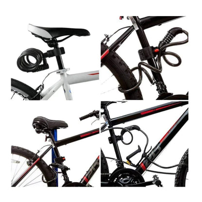 5 Digit Combination Cable Lock, Ideal for Bicycles