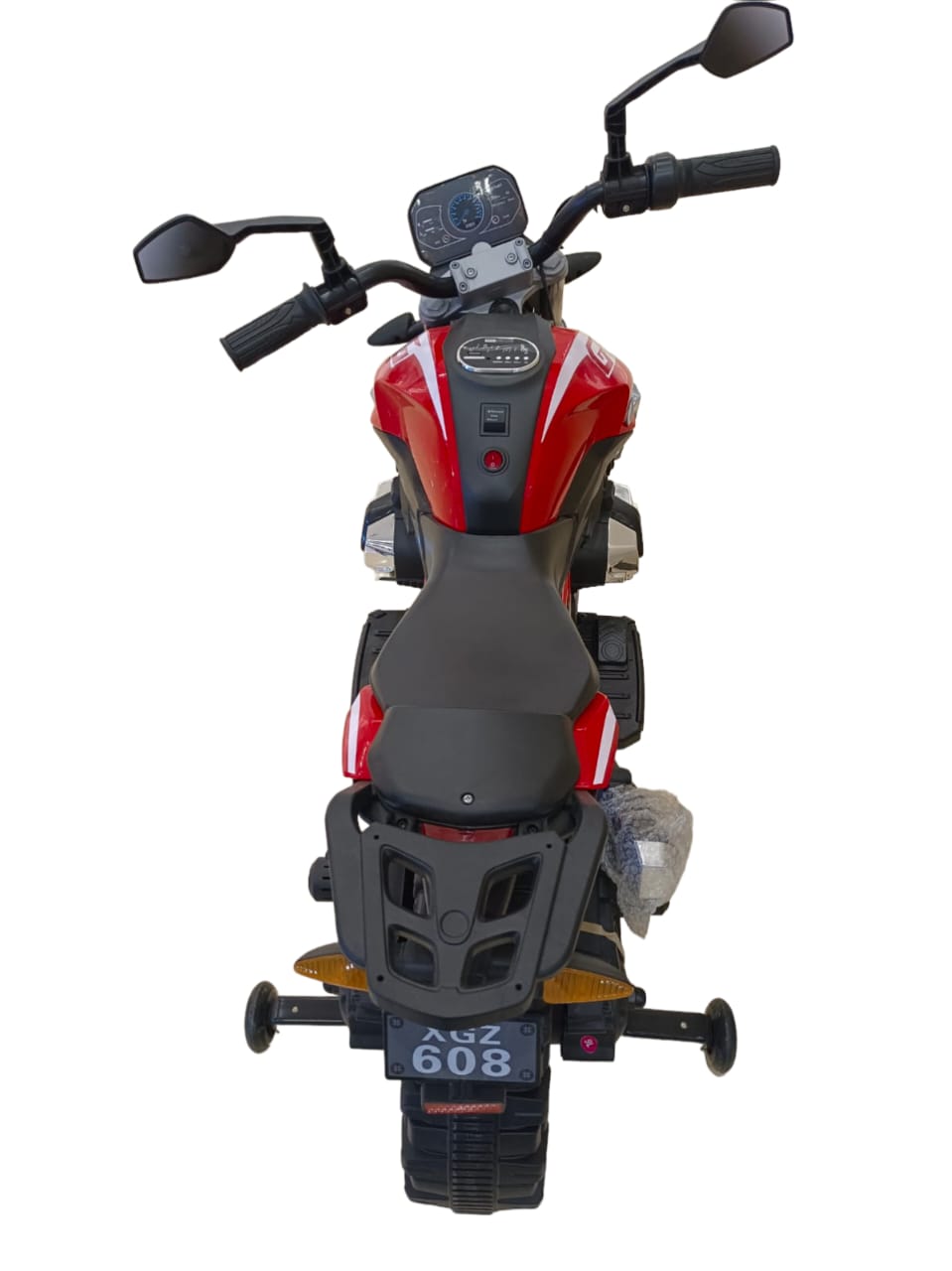 608 Baby Electric Motor Bike, Rear View