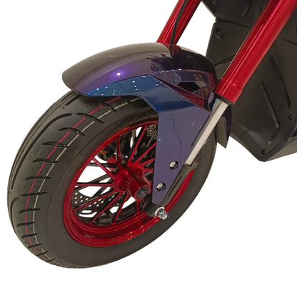 12-inch front tubeless tyre with oil disc brake