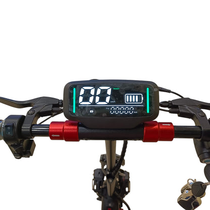 A1S LCD speedometer display close-up