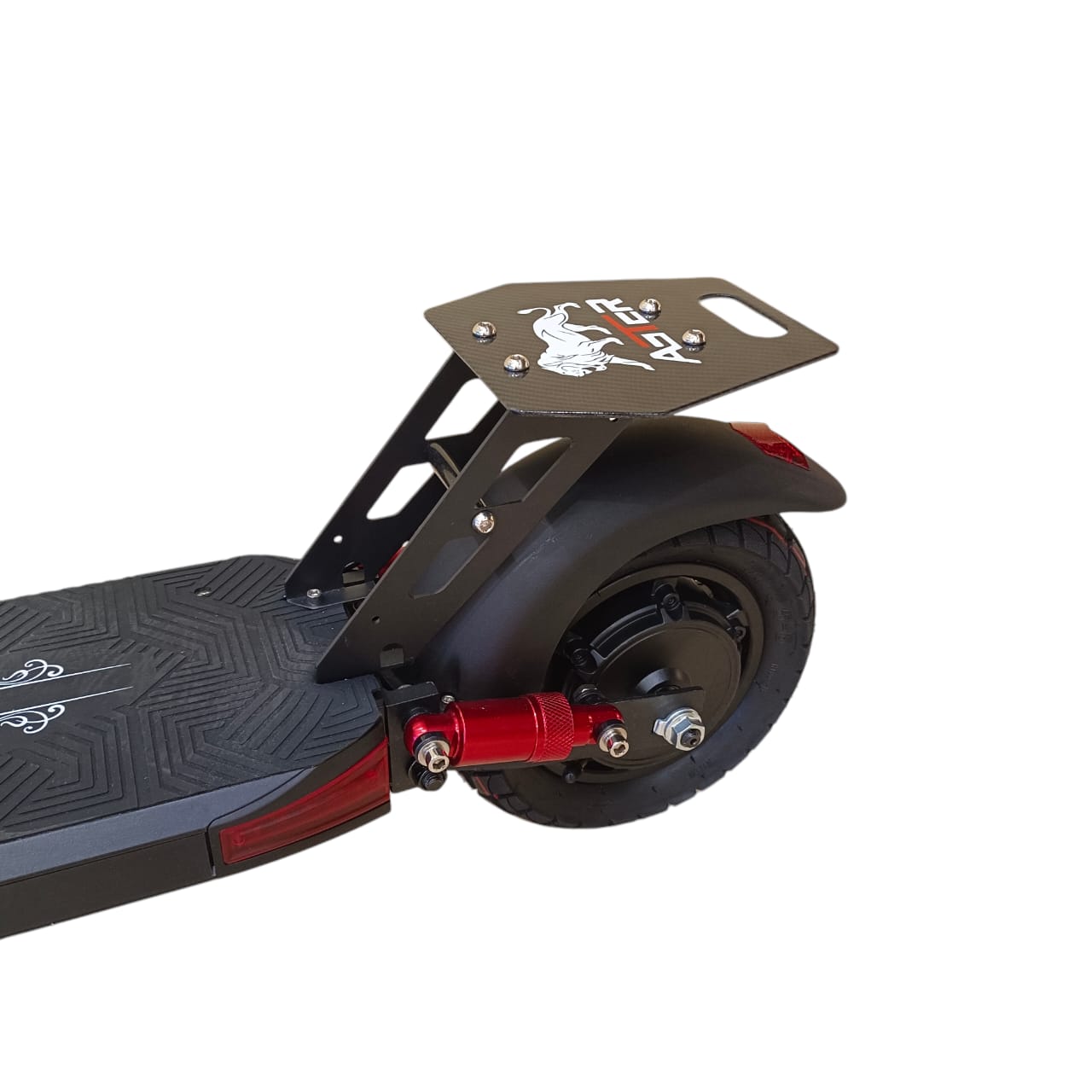 A1S rear suspension and luggage rack