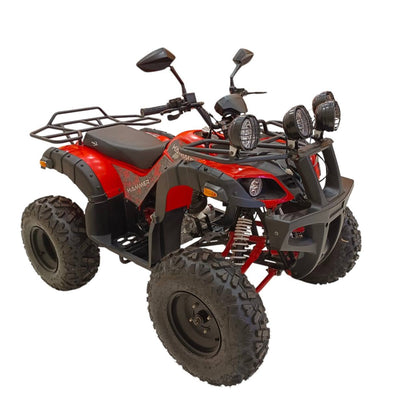 Front angle view of heavy-duty 250cc petrol ATV for off-road riding