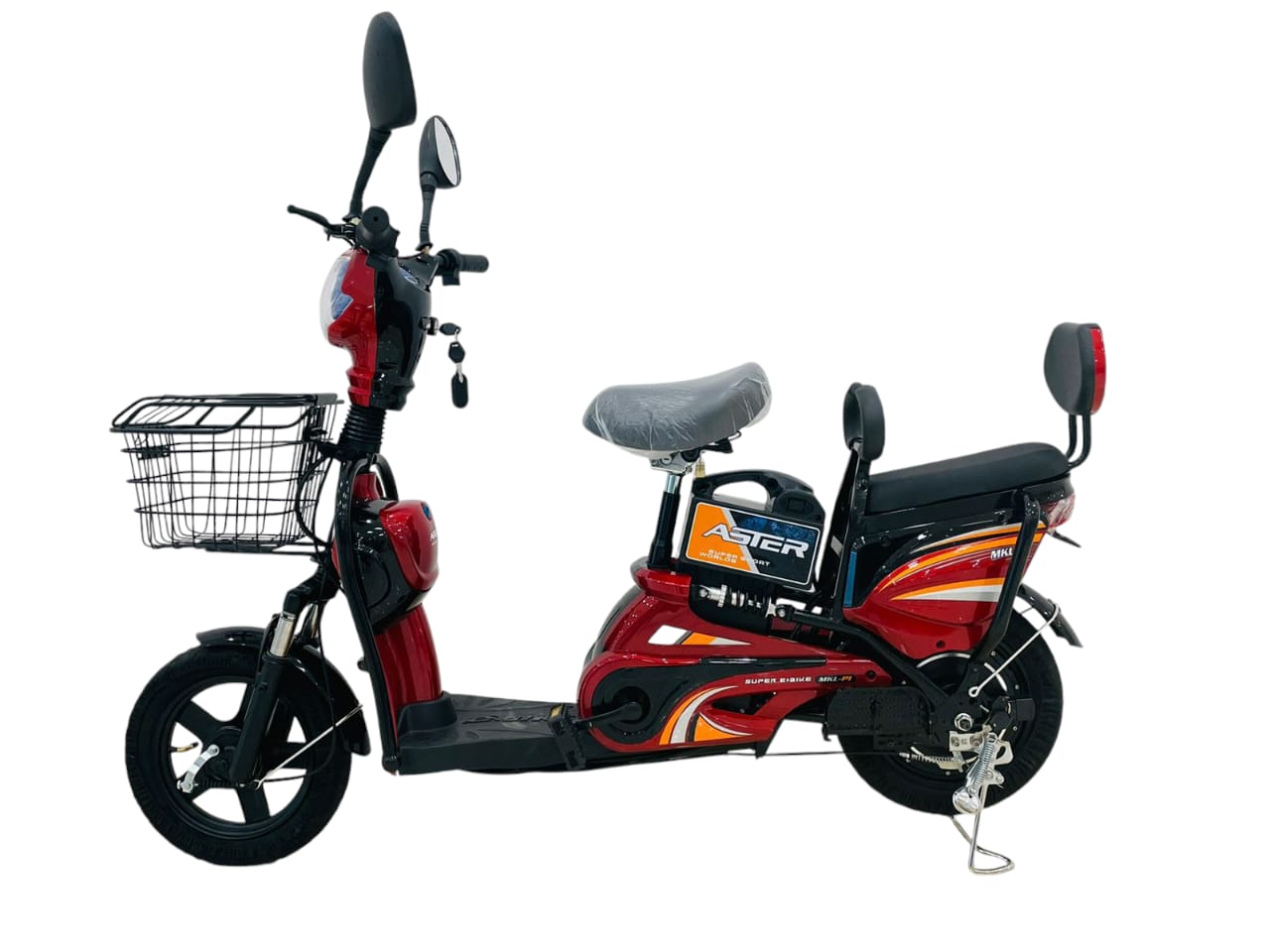 ASTER Two Seater Delivery E-Bike with Pedals