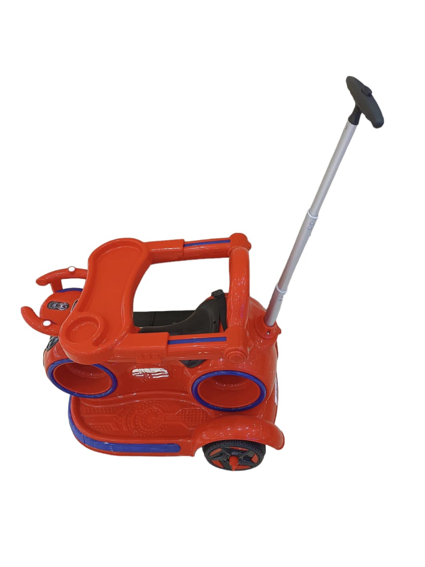 Baby Electric Cum Manual Stroller Cum Electric Bike, side view