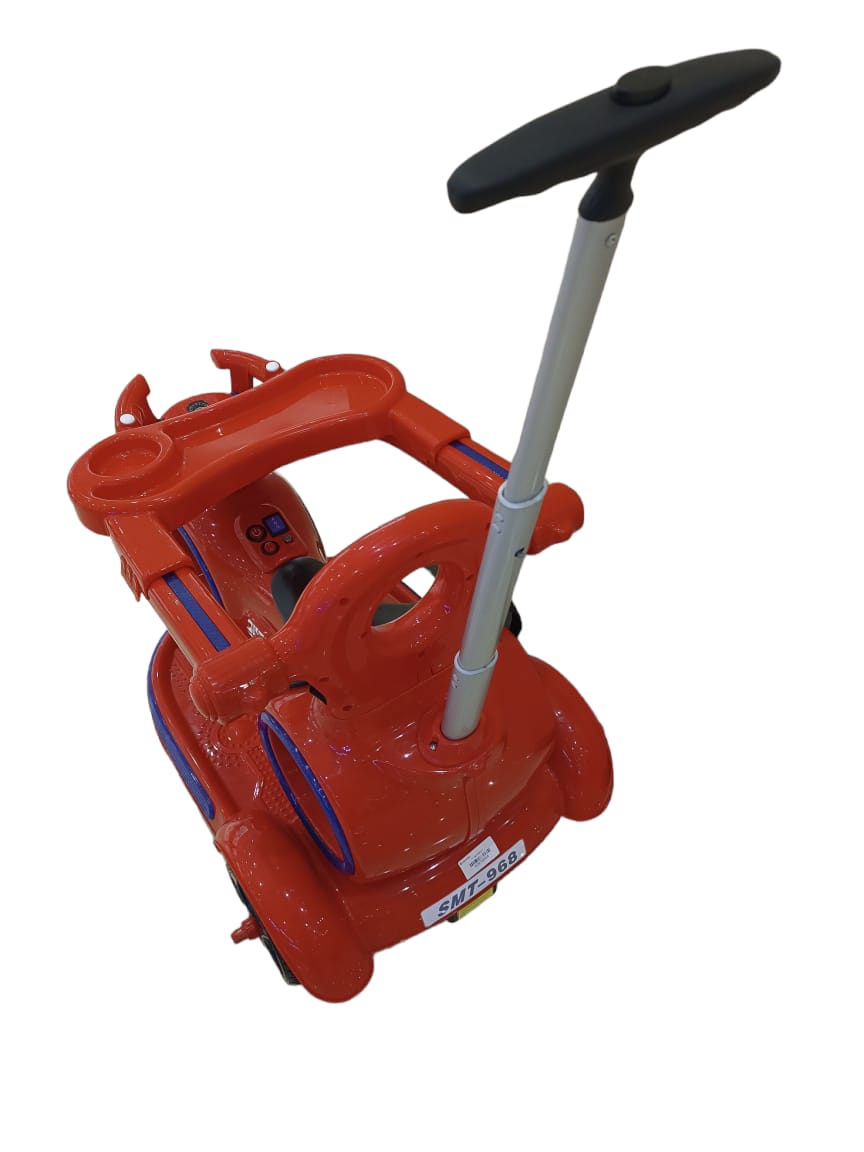 Baby Manual cum Electric Stroller, Rear View
