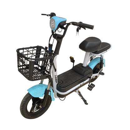 RockFlock W4 Two Seater Pedal Assisted E-Bike with Front Basket
