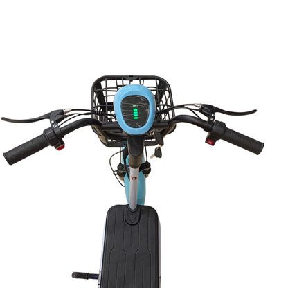 RockFlock W4 Two Seater Pedal Assisted E-Bike with Front Basket