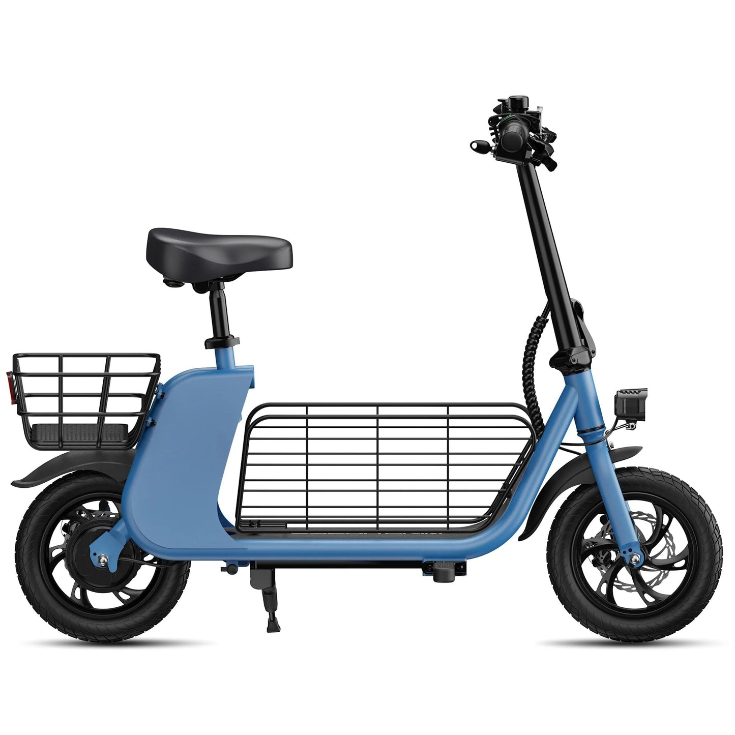 WindHorse C2 Foldable E-Scooter with Front & Rear Storage Baskets