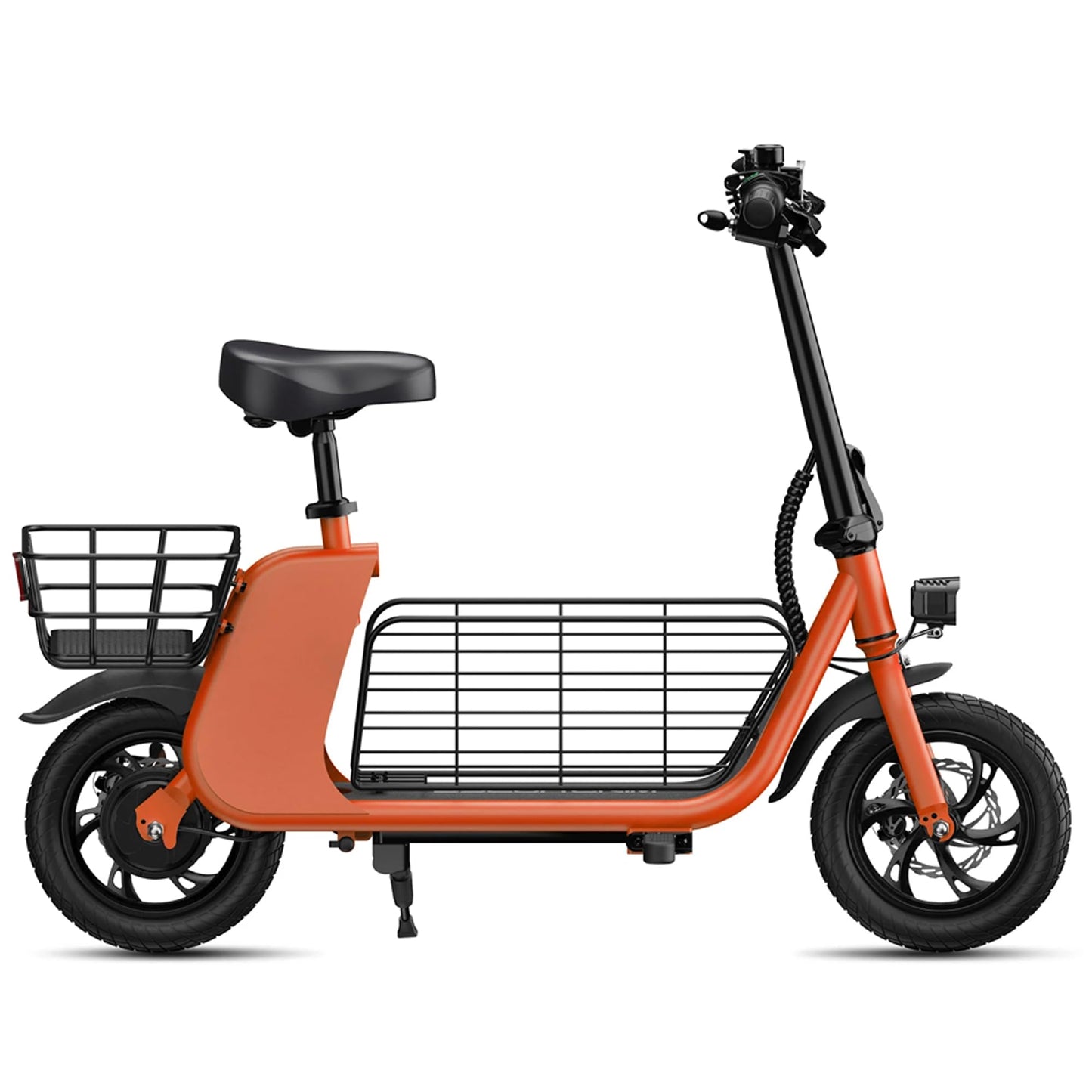 WindHorse C2 Foldable E-Scooter with Front & Rear Storage Baskets