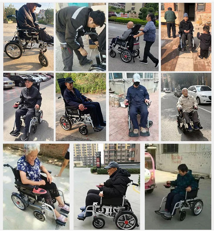 CN-6005 Plus electric wheel chair Collage