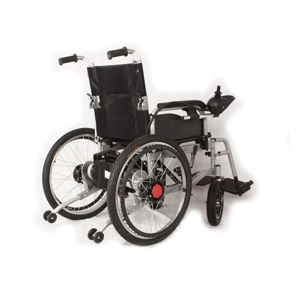 CN-6002 Electrical wheel chair, Rear wheel view
