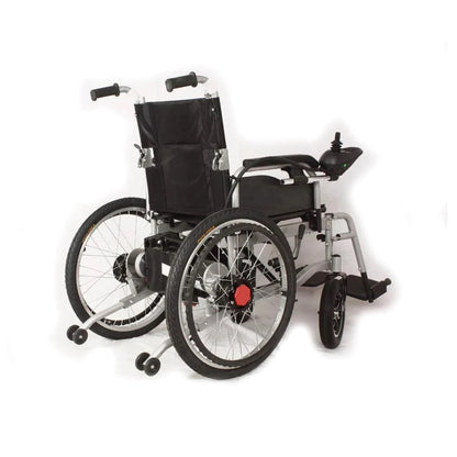 CN-6002 Electrical wheel chair, Rear wheel view