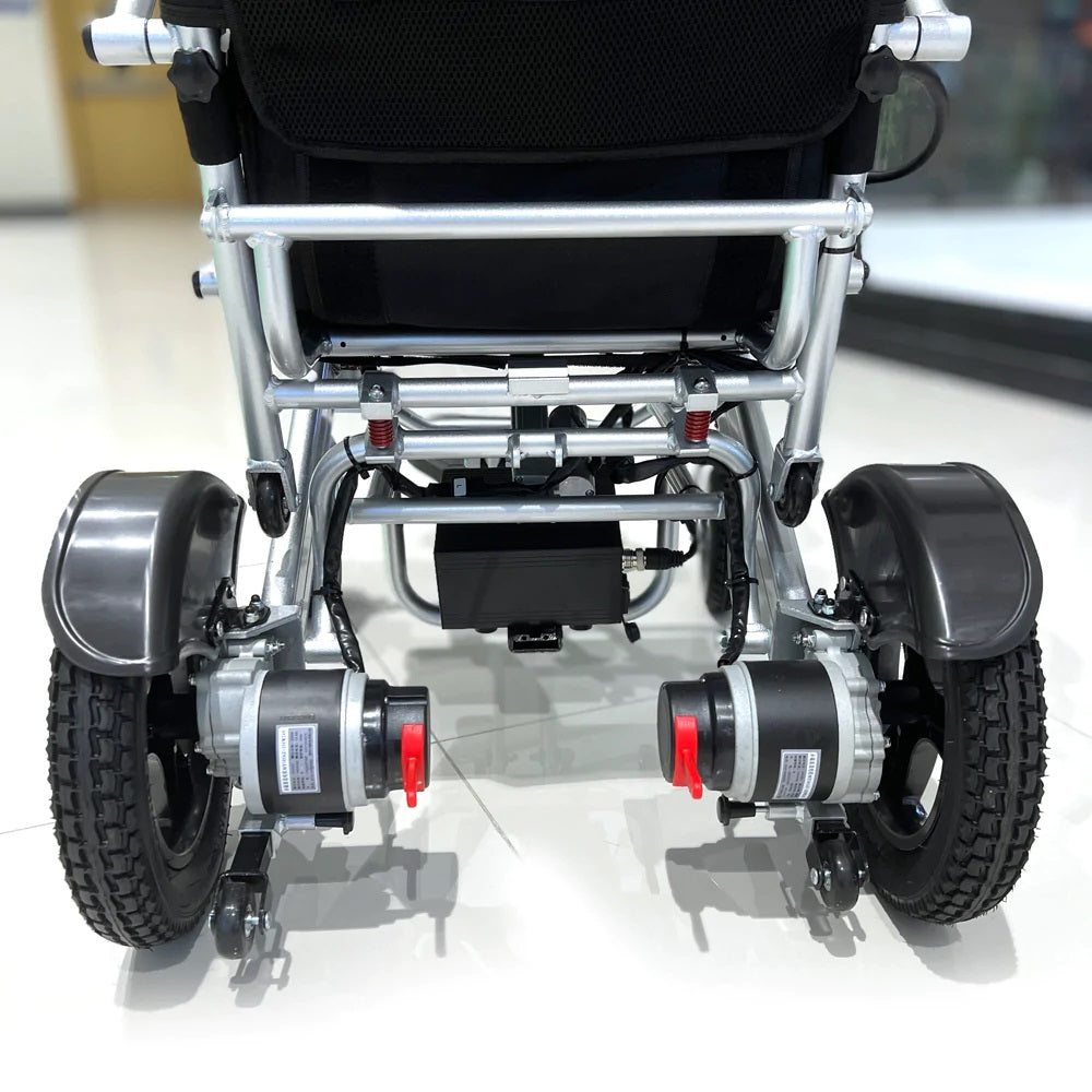 CN-6012 Remote control enabled Electric wheel chair, Back side view