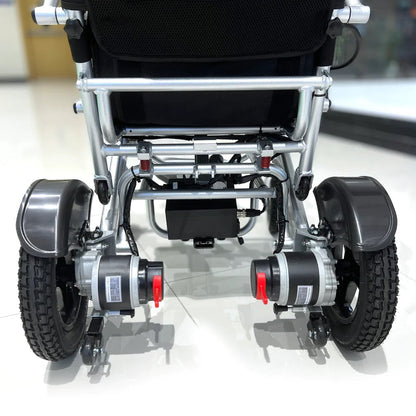 CN-6012 Remote control enabled Electric wheel chair, Back side view