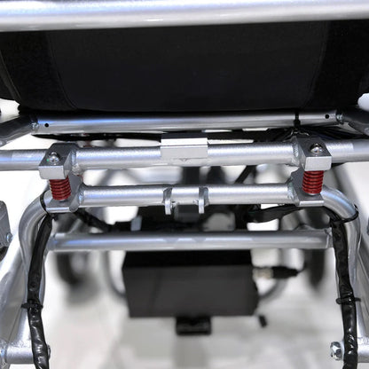 CN-6012 Remote control enabled electric wheel chair- back side view a