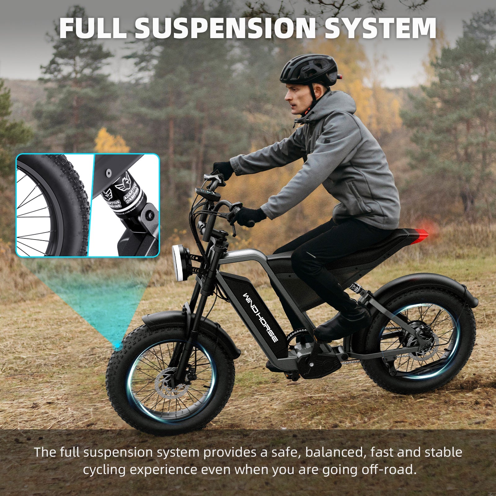 D3 E-Bike Suspension Details