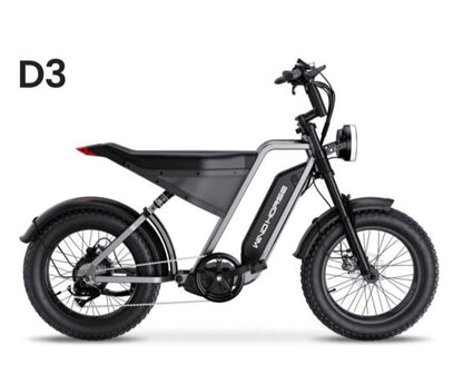 WindHorse D3 Fat Tires Off Road E-Bike Side Profile