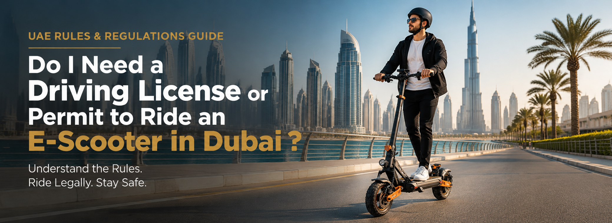 Do I Need a Driving Licence or Permit to Ride an E-Scooter in Dubai? UAE rules and regulations guide