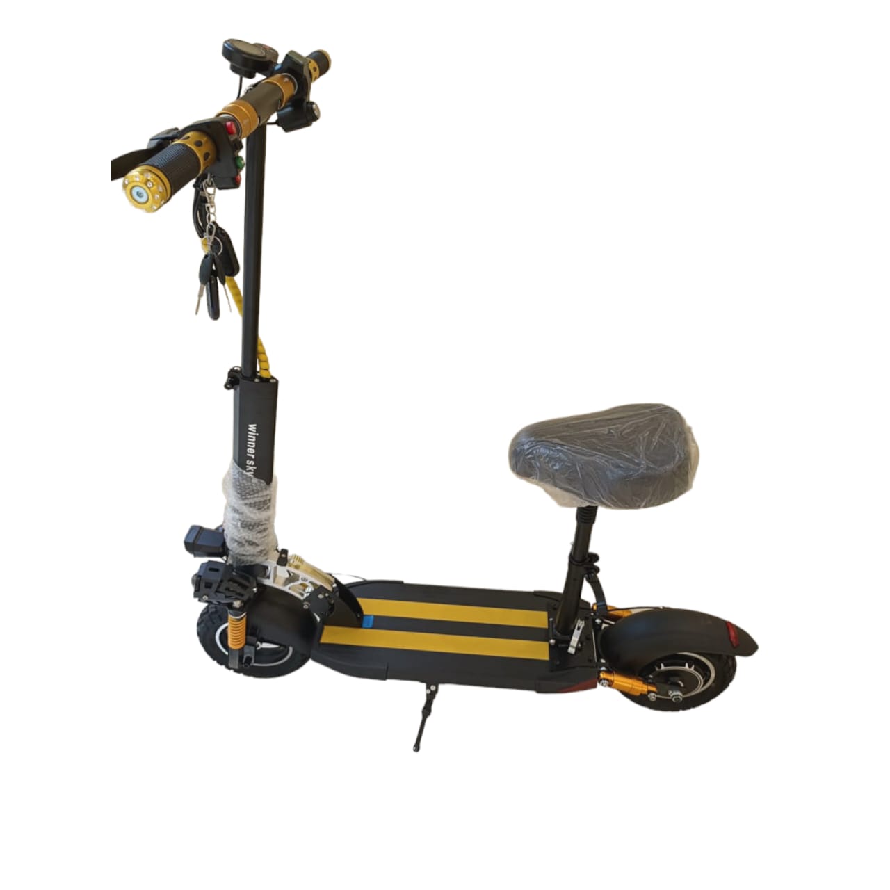 E10-T13 Pro E-Scooter-Yellow Color