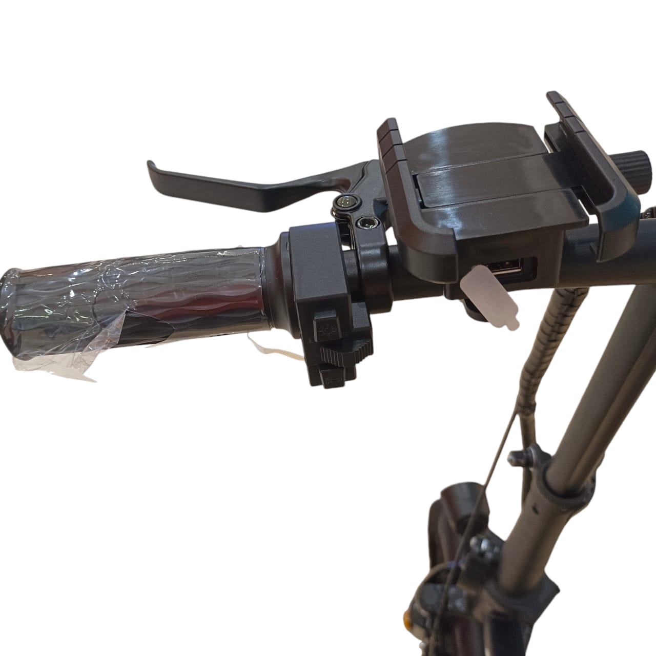 Two Seater Folding E-Bike with Pedals & Detachable Battery