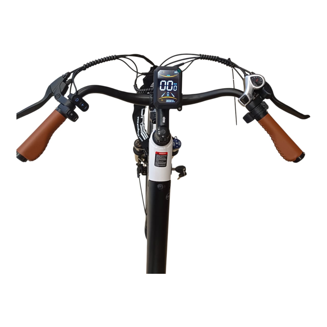 WindHorse F2 LCD display and handlebar controls