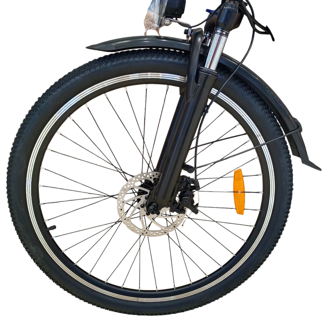 WindHorse F2 front suspension and disc brake