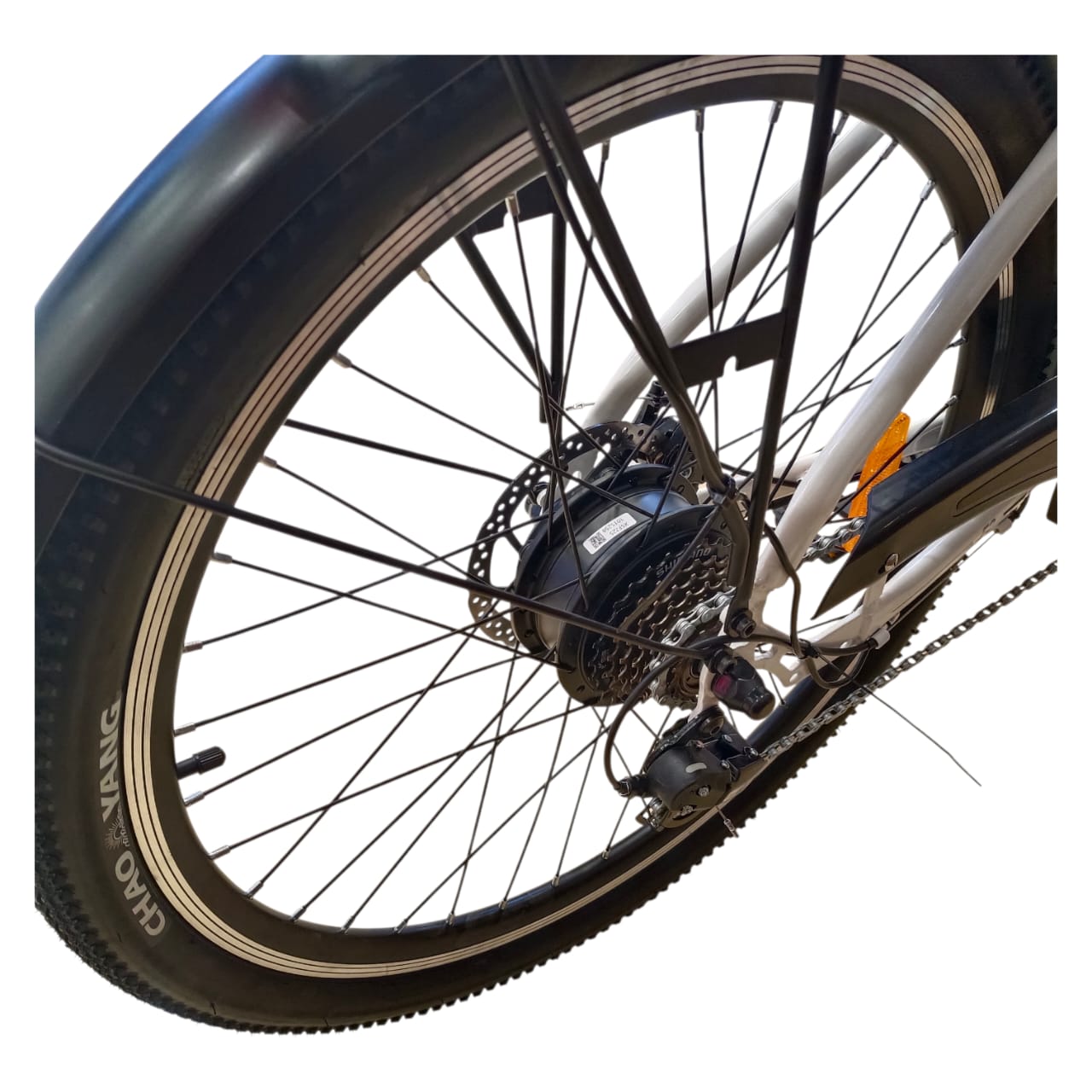 WindHorse F2 rear hub motor and drivetrain