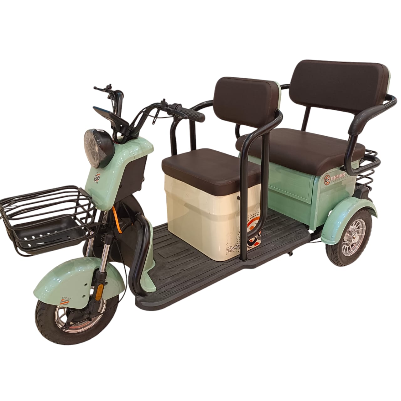 F7B Tri-Wheel Family Buggy in mint green color variant