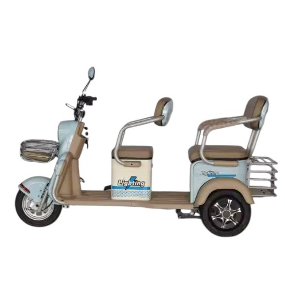 F7A tri-wheel three seater buggy side view