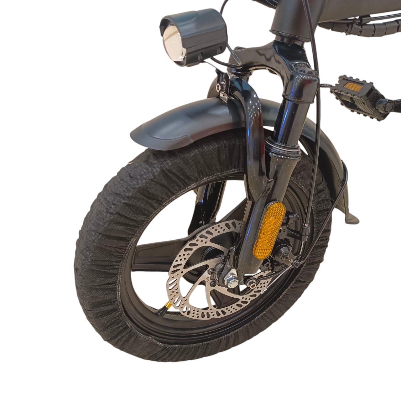Two Seater Folding E-Bike with Pedals & Detachable Battery