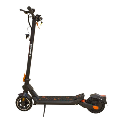 Chenxian G1 foldable electric kick scooter with rear suspension side view