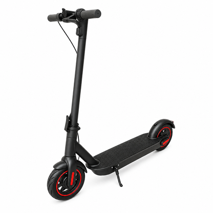 G30 MAX Foldable Electric Kick Scooter black front angle view portable electric scooter
