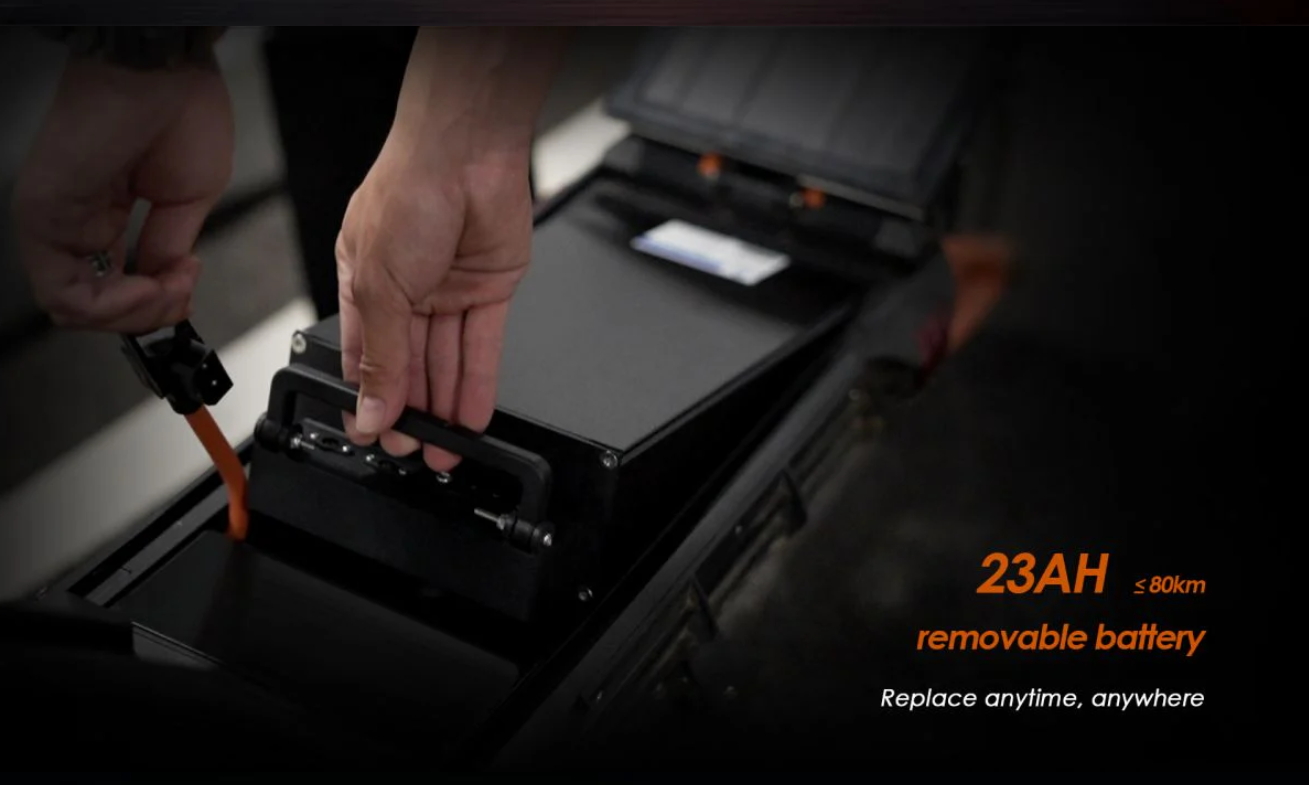 Kugoo G3 Pro – Detachable 23Ah Battery