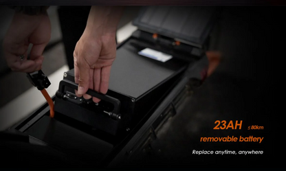 Kugoo G3 Pro – Detachable 23Ah Battery