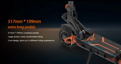 Kugoo G3 Pro – Extra-Wide Riding Deck
