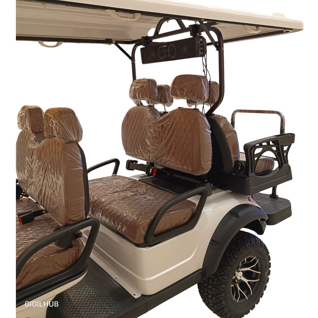 GIGILHUB Six Seater High Quality Golf Cart With Sound Bar