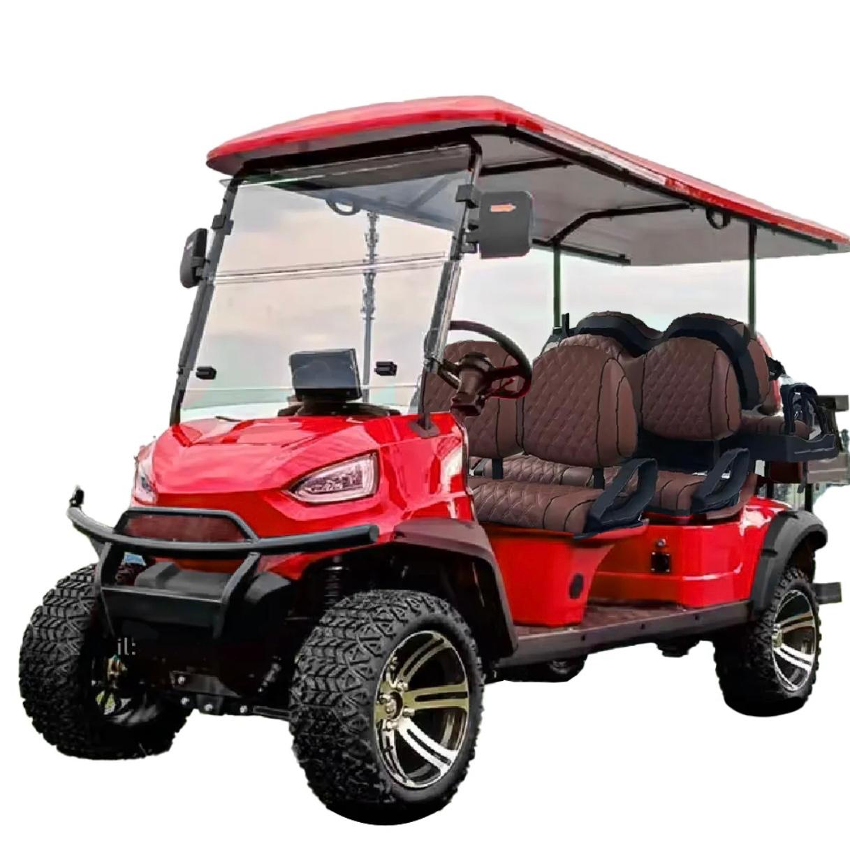 GIGILHUB Six Seater High Quality Golf Cart With Sound Bar