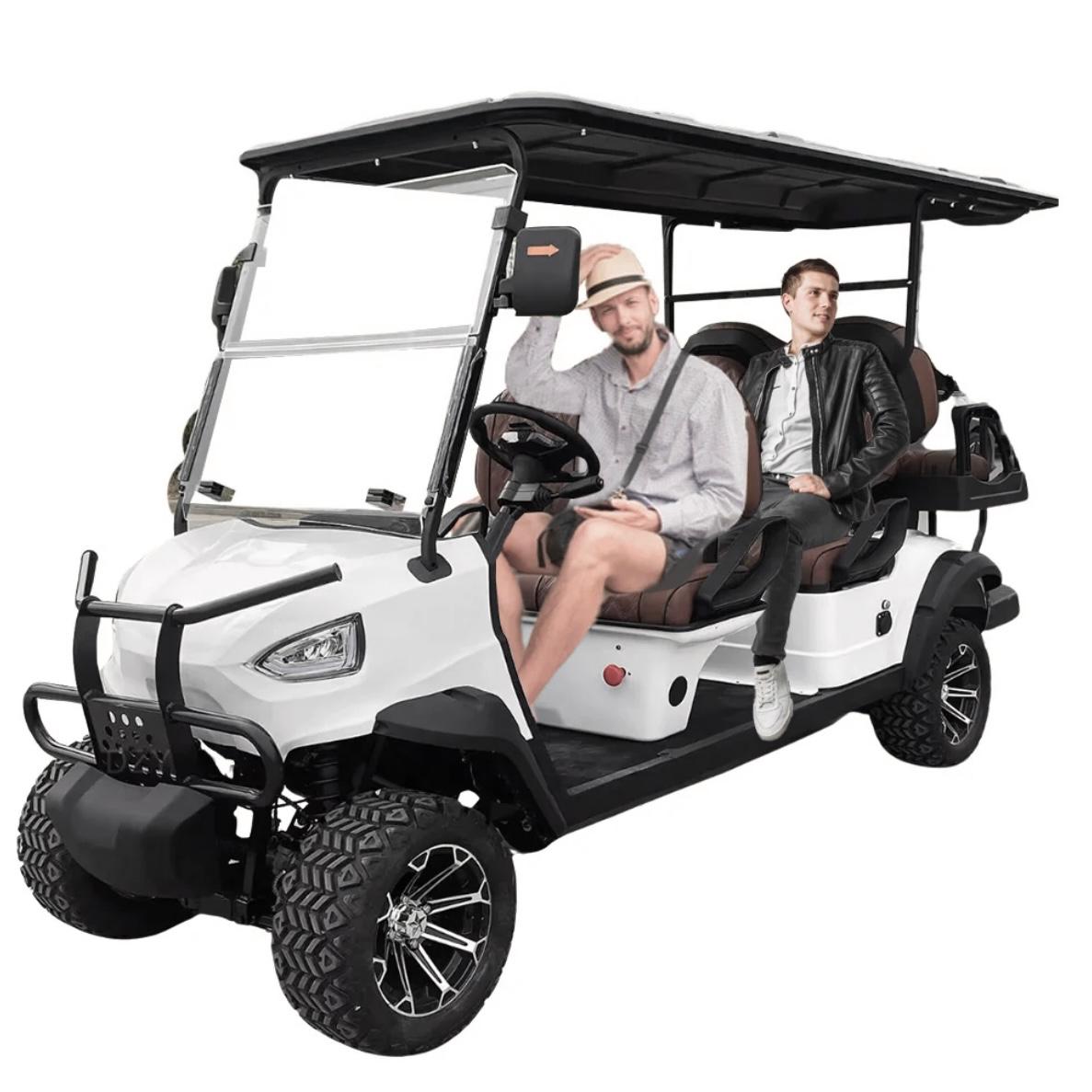GIGILHUB Six Seater High Quality Golf Cart With Sound Bar