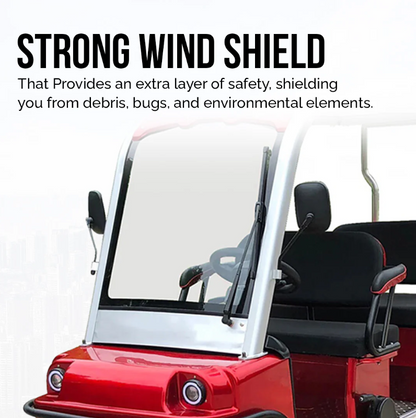 RockFlock ECO Friendly 4 Seater Electric Golf Cart ECO Size