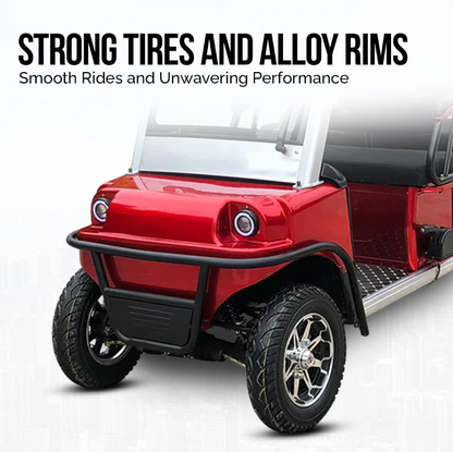 RockFlock ECO Friendly 4 Seater Electric Golf Cart ECO Size