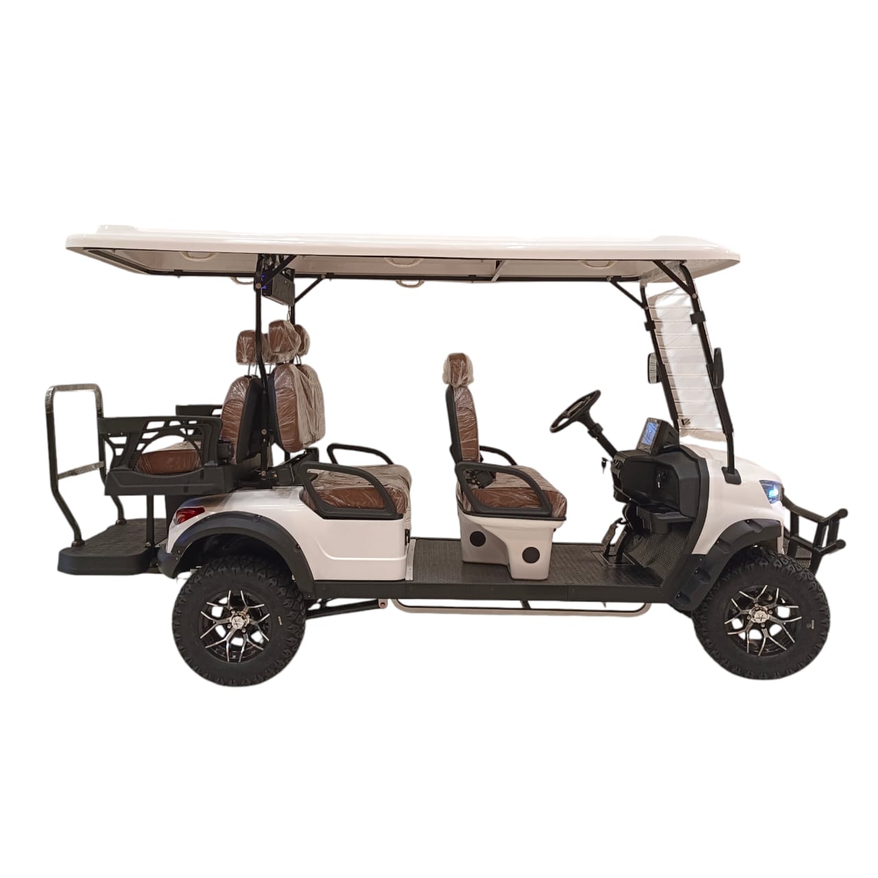 CG-06 Six Seater High Quality Golf Cart With Sound Bar - RockFlock
