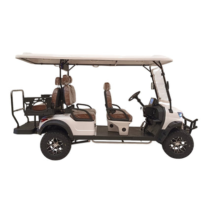 CG-06 Six Seater High Quality Golf Cart With Sound Bar - RockFlock