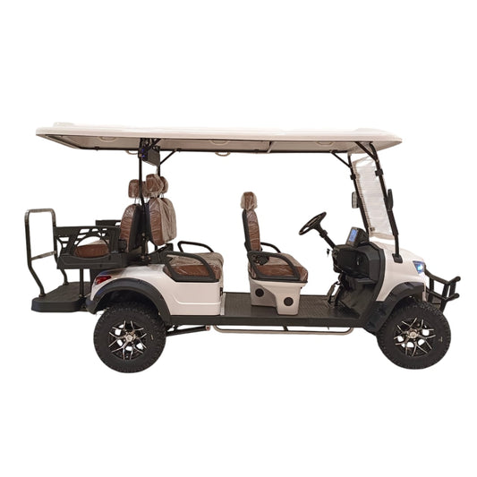 CG-06 Six Seater High Quality Golf Cart With Sound Bar - RockFlock