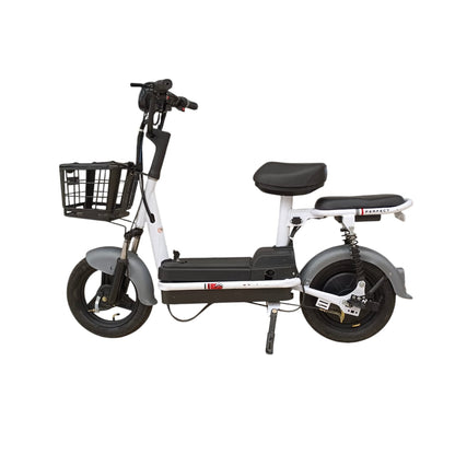 RockFlock W4 Two Seater Pedal Assisted E-Bike with Front Basket