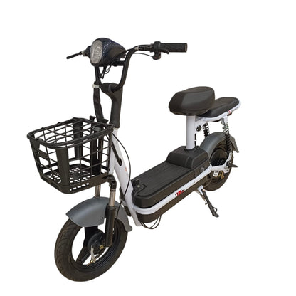 RockFlock W4 Two Seater Pedal Assisted E-Bike with Front Basket